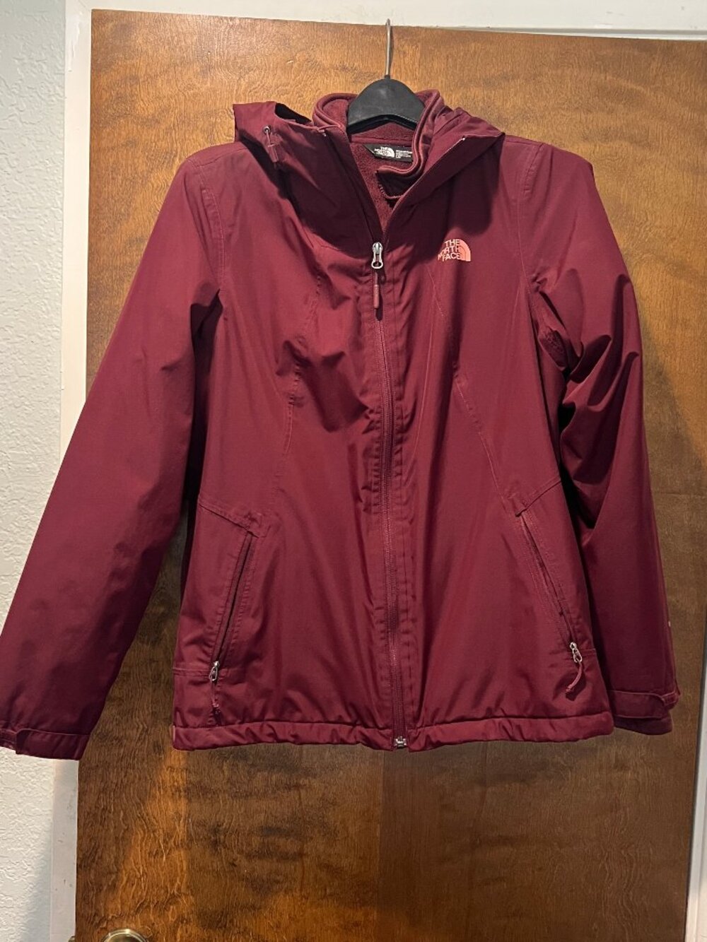 The North Face Highanddry Triclimate 3-in-1 Jacket Burgundy Fall '16 Size L EUC